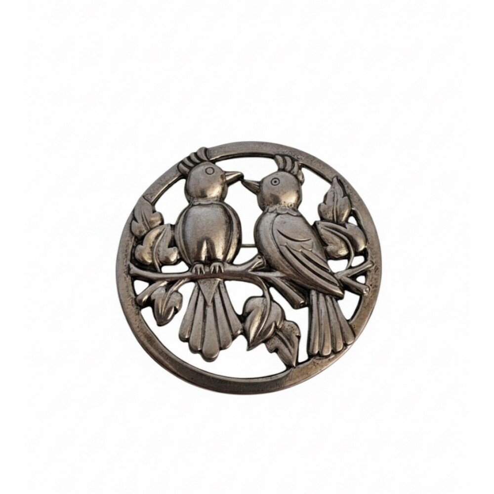 Vintage 1940's Genuine Norseland By Coro Sterling Silver Bird Brooch